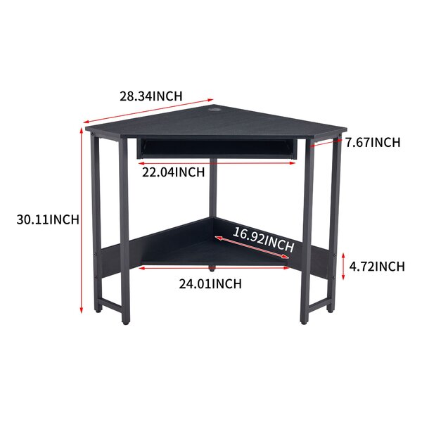 Latitude Run® Triangle Computer Desk | Wayfair.ca