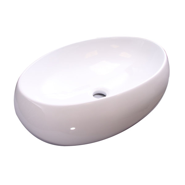 Barclay Hanover Vitreous China Oval Vessel Bathroom Sink Wayfair