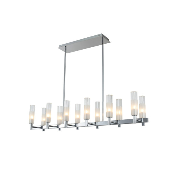 Brayden Studio Antigo Casual Luxury 12 Light Kitchen Island