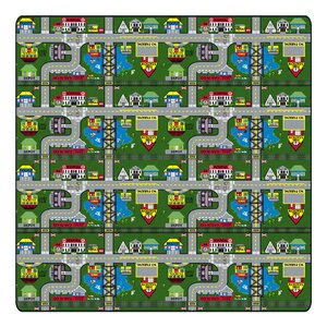 Educational Green Places To Go Area Rug