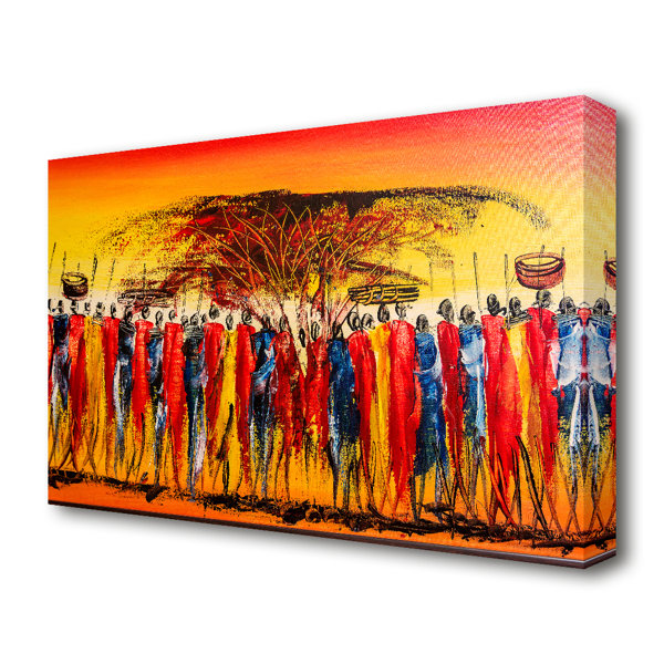 East Urban Home African Tribal Art 15 Graphic Art Print On
