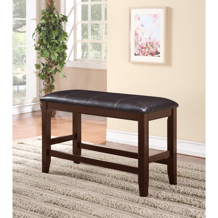 Charlton Home Wimer Counter Height Bench Reviews Wayfair Ca