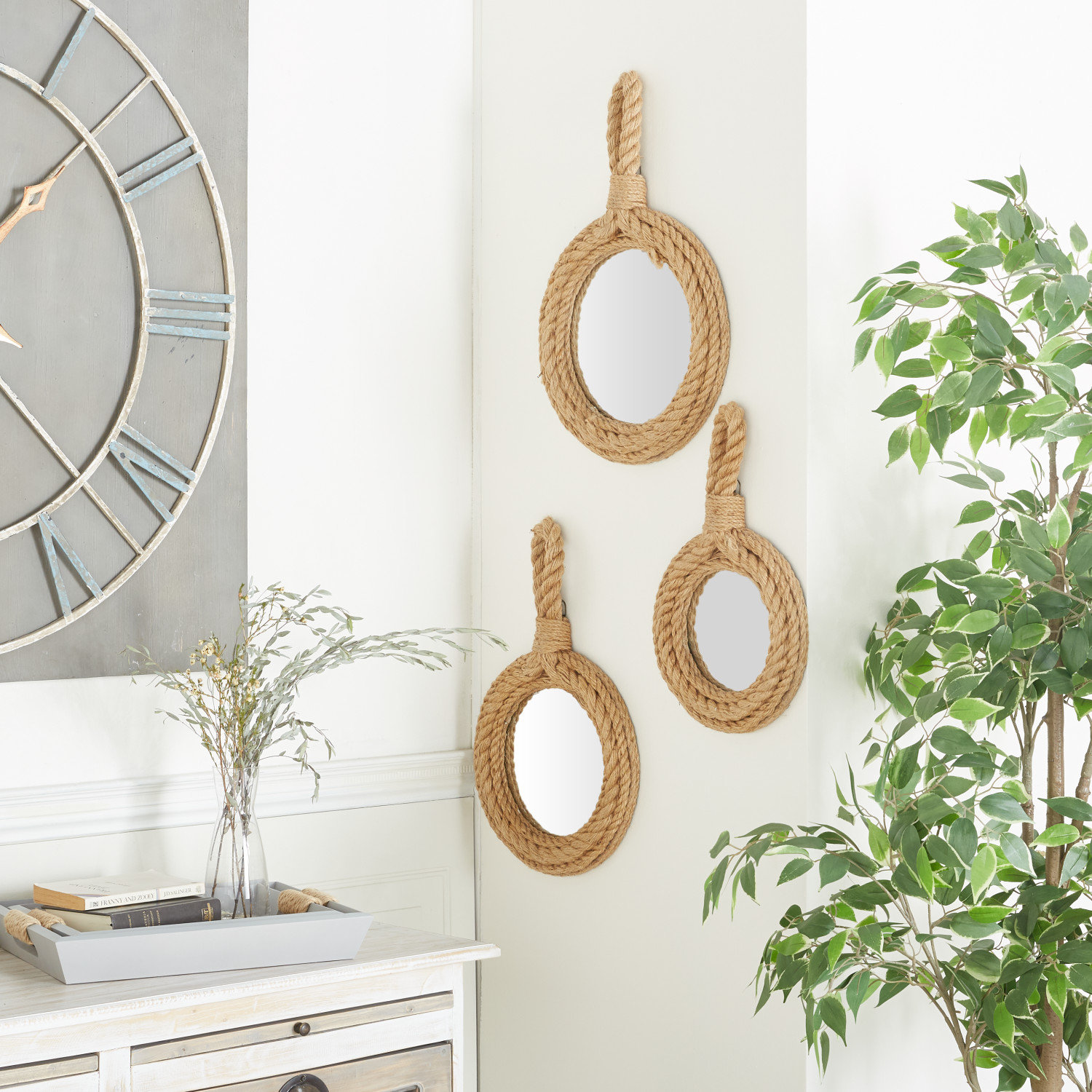 Breakwater Bay Carr 3 Piece Wall Mirror Set & Reviews Wayfair