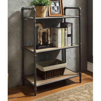 Gracie Oaks Ridgedale 68 H X 31 W Solid Wood Ladder Bookcase Wayfair