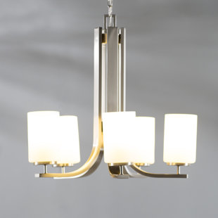 Go to store & view more images Lake Park 5-Light Shaded Chandelier by Latitude Run