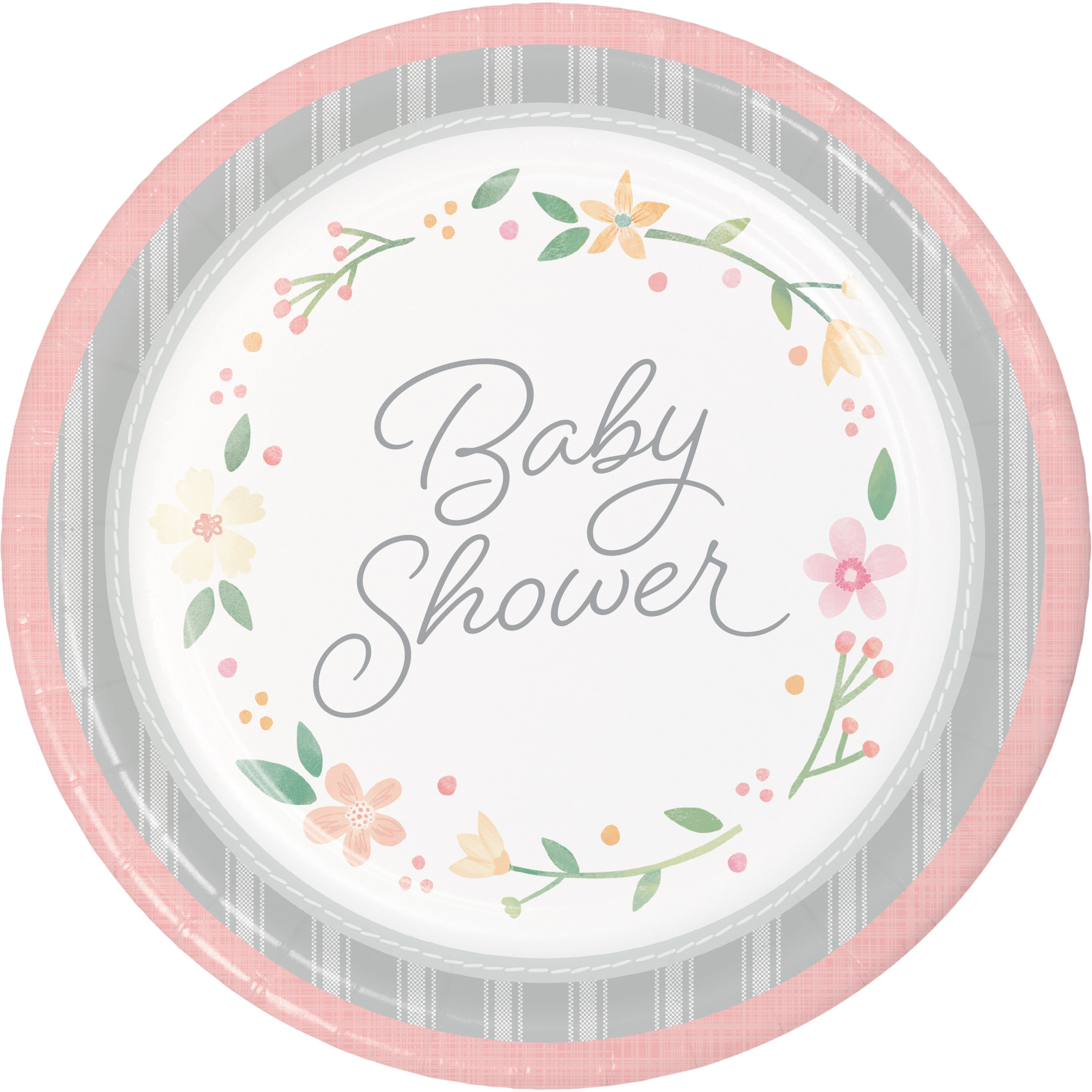 Symple Stuff Fran Baby Shower Paper Disposable Dessert Plate Wayfair