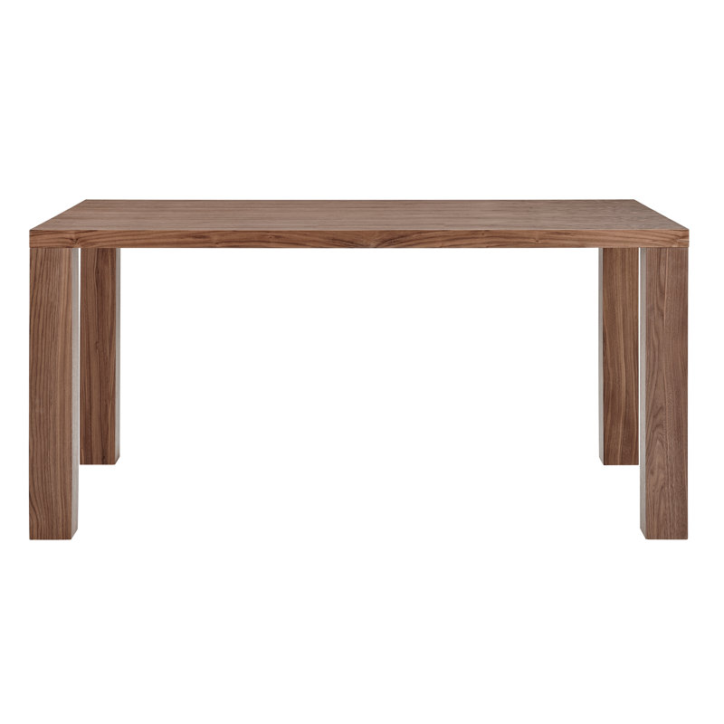 (Incomplete Box 2 of 2) Carson 63" Dining Table B Color: Walnut