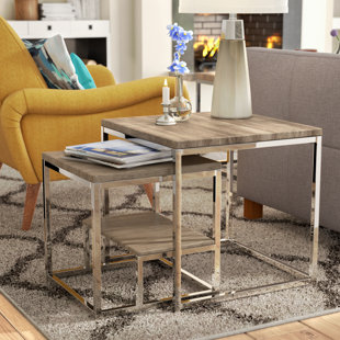 Corona 3 Piece Coffee Table Set by Mercury Row Purchase