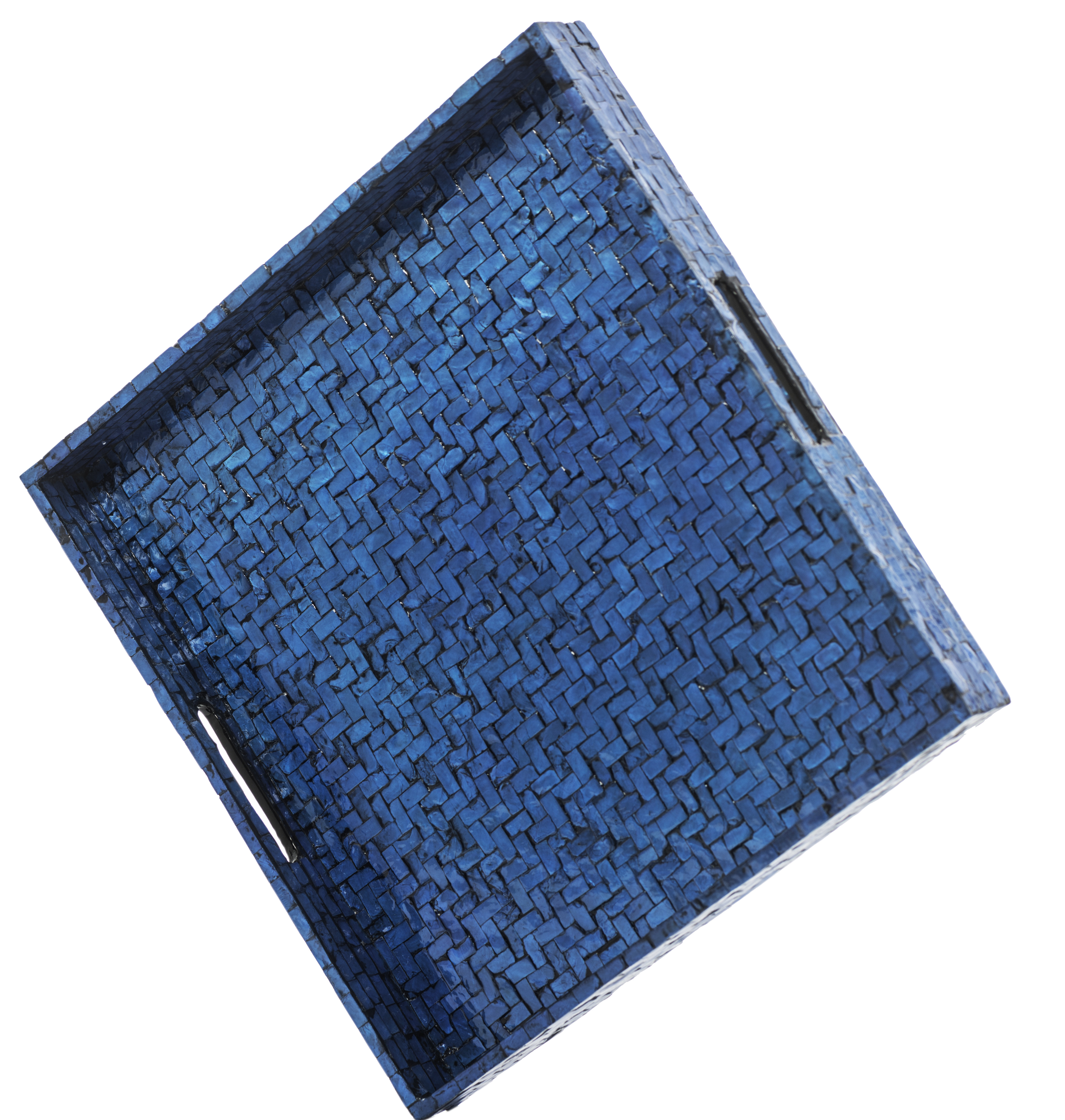 Abigails Pearl Basket Weave Square Serving Tray Reviews Wayfair