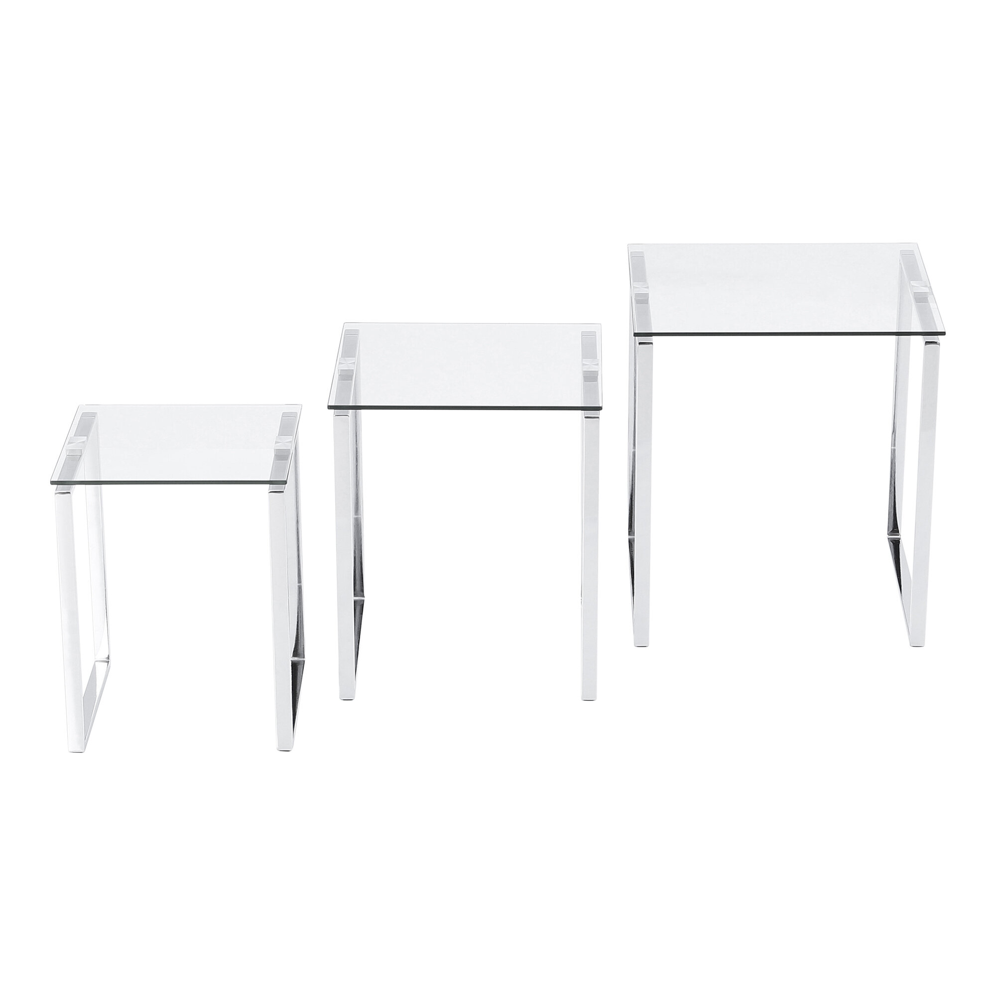 Metro Lane Ledyard 3 Piece Nest Of Tables Reviews Wayfaircouk