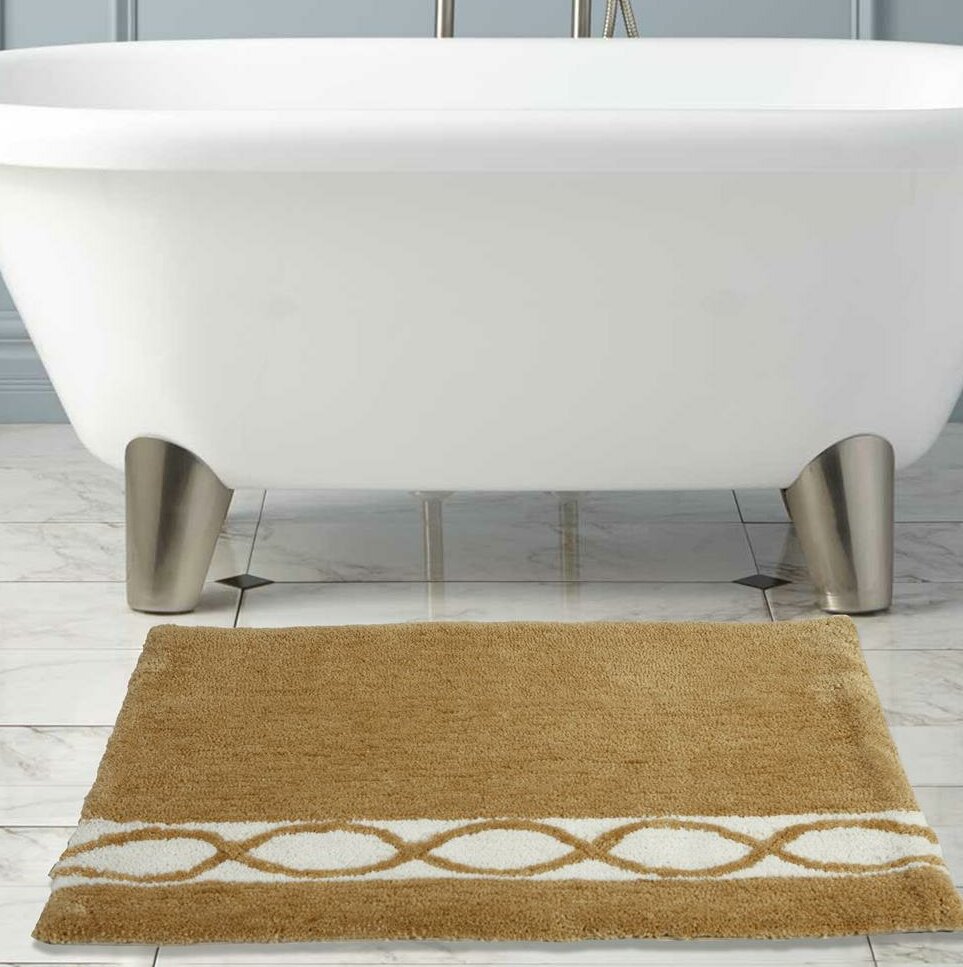 Breakwater Bay Yamaguchi Wave Microfiber Bath Rug Reviews Wayfair