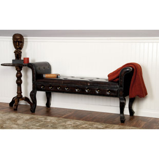 Go to store & view more images Alcott Hill Wiley Faux Leather Bench