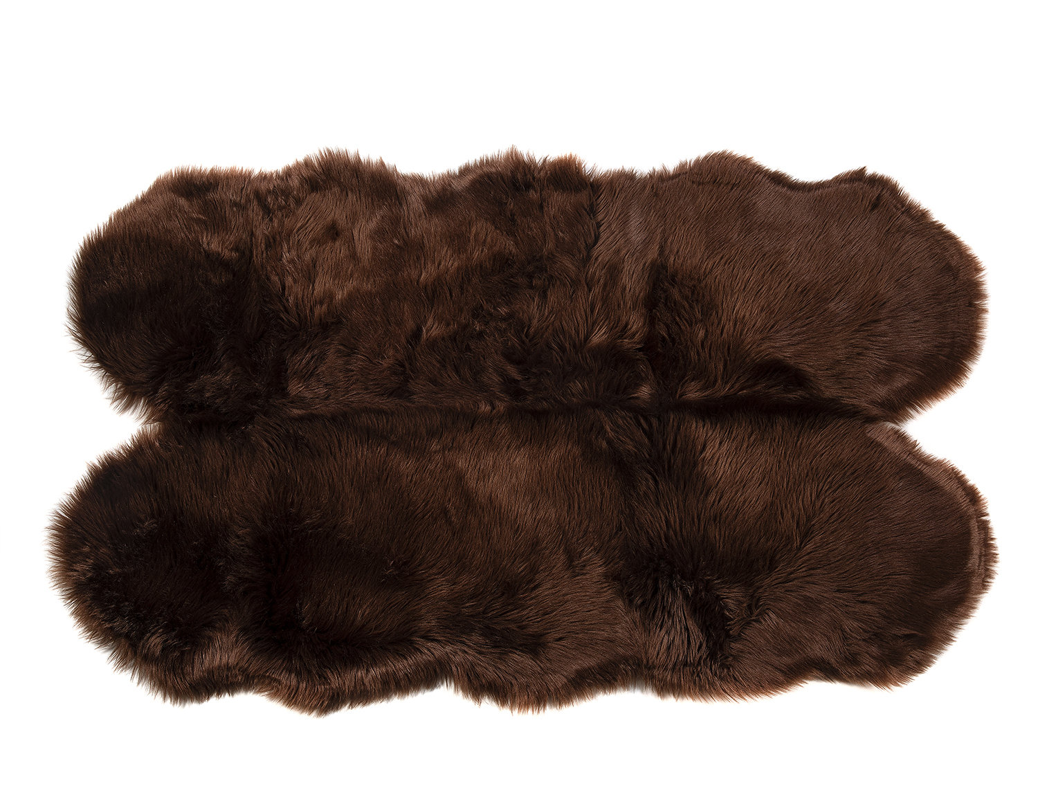 Walk On Me Luxurious Soft Faux Fur Sheepskin Brown Area Rug Wayfair