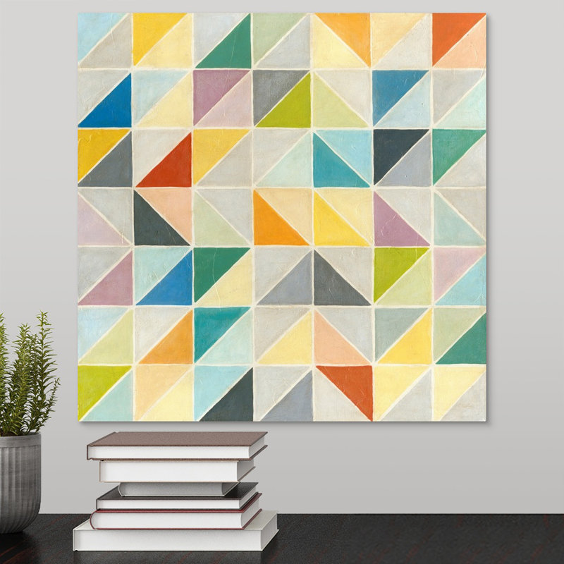 Novogratz Triangle Madness By The Novogratz Painting On Canvas