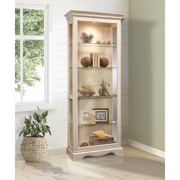 off white curio cabinet