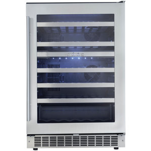 51 Bottle Silhouette Dual Zone Built-In Wine Coo..