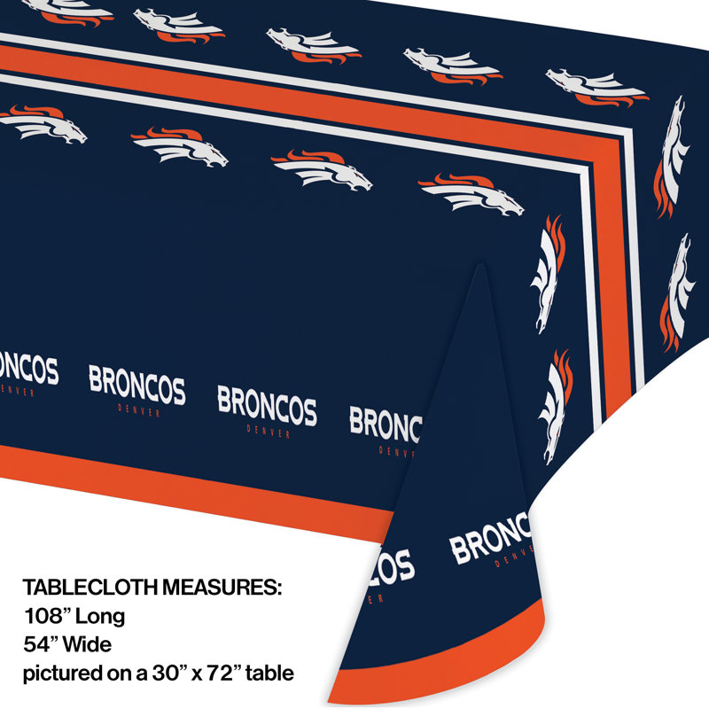 Creative Converting Plastic Denver Broncos Tablecloth Wayfair
