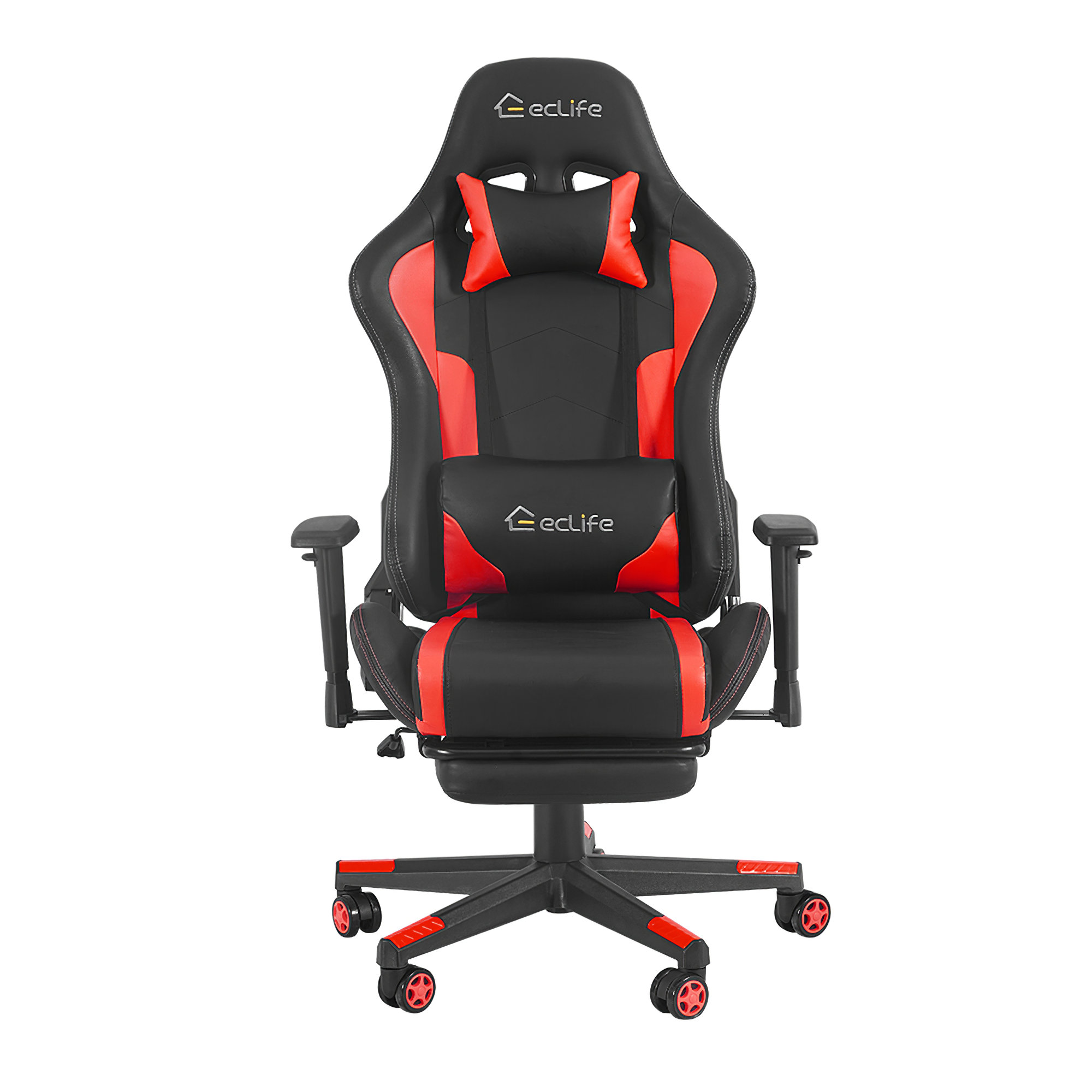 Sylanfia Ergonomic Massage Gaming Chair Video Pc Chair Racing Reclining Gaming Computer Chair With Footrest High Back Executive Office Desk Chair Pu Leather Adjustable Swivel Task Chair Wayfair