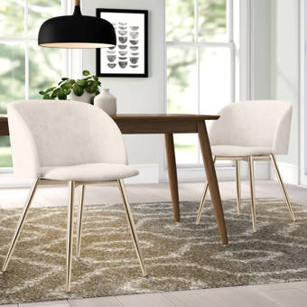 Orren Ellis Dorchester Upholstered Side Chair In Dove Gray Wayfair