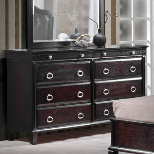Go to store & view more images BestMasterFurniture Tiffany 6 Drawer Double Dresser