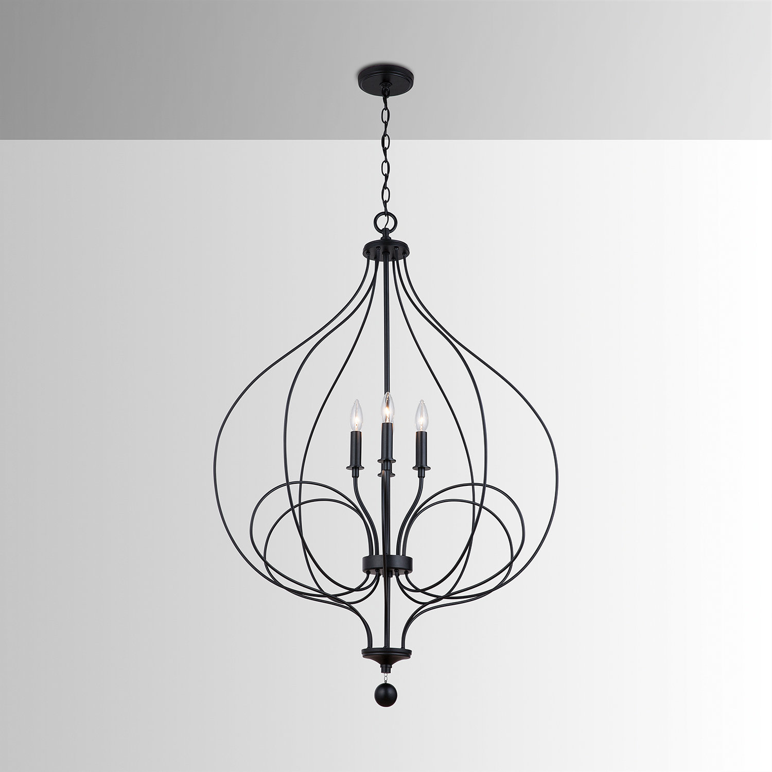 Gracie Oaks Giannini 4 Light Candle Style Geometric Chandelier Wayfair