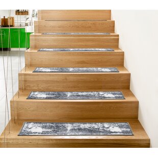 1/13 Set Carpet Stair Treads Non Slip Step Mat Rug Protection Cover Home Decor 
