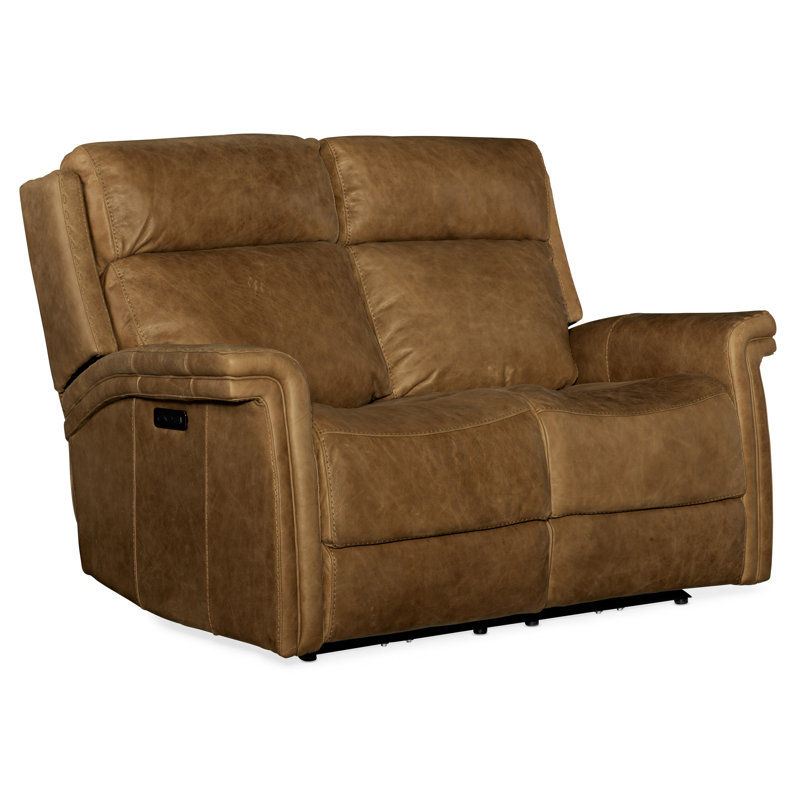 Hooker Furniture Poise Leather Reclining Loveseat Wayfair