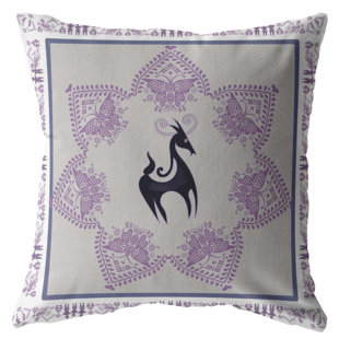ArtVerse Katelyn Smith 26 x 26 Spun Polyester Double Sided Print with Concealed Zipper & Insert Blue Graphic Wall Pillow ArtVerse Katelyn Smith 26 x 26 Spun Polyester Double Sided Print with Concealed Zipper & Insert Blue Graphic Wall Pillow