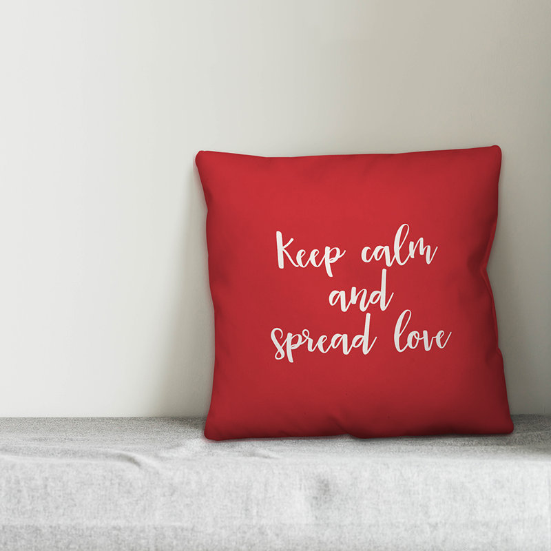 love decorative pillow