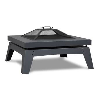 Eta Steel Wood Burning Fire Pit Reviews Allmodern