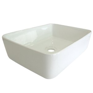 French Rectangular Vessel Bathroom Sink