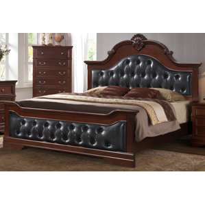 Upholstered Panel Bed by Best Quality Furniture