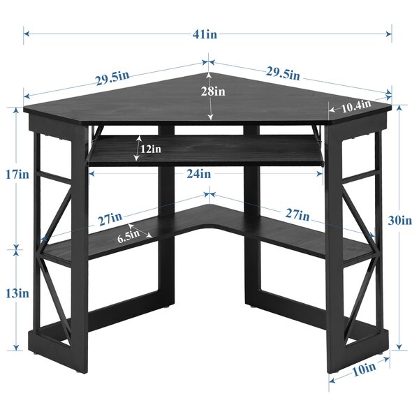 17 Stories Minatare Corner Desk & Reviews | Wayfair