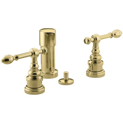 Iv Georges Brass Vertical Spray Bidet Faucet With Lever Handles Kohler