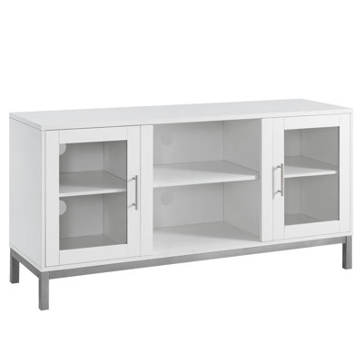 Latitude Run Kirree Wood 52 Tv Stand With Optional Fireplace Color