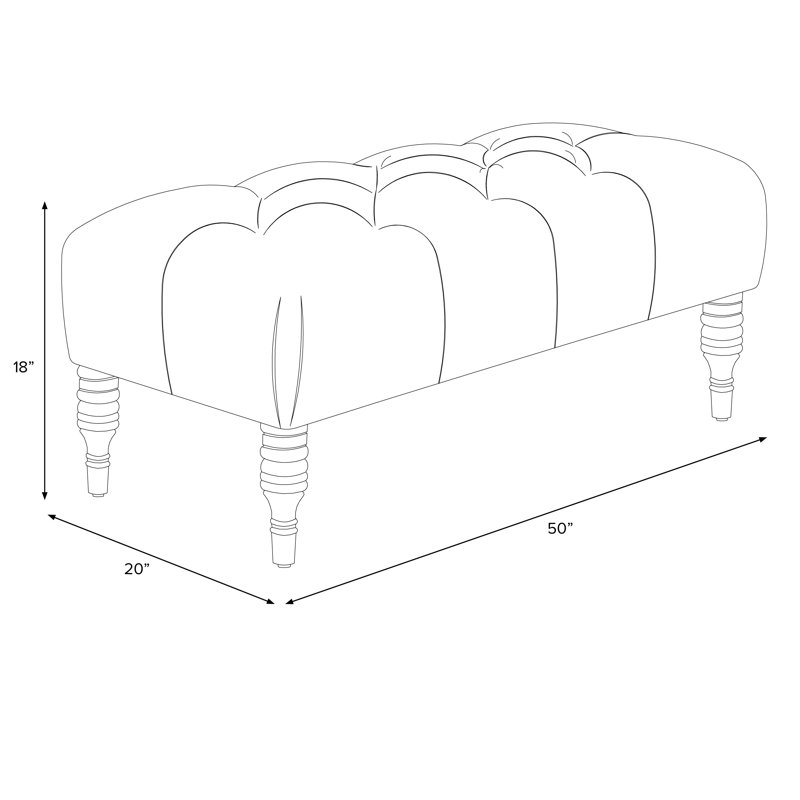 Darby Home Co Edite Upholstered Bench Wayfair