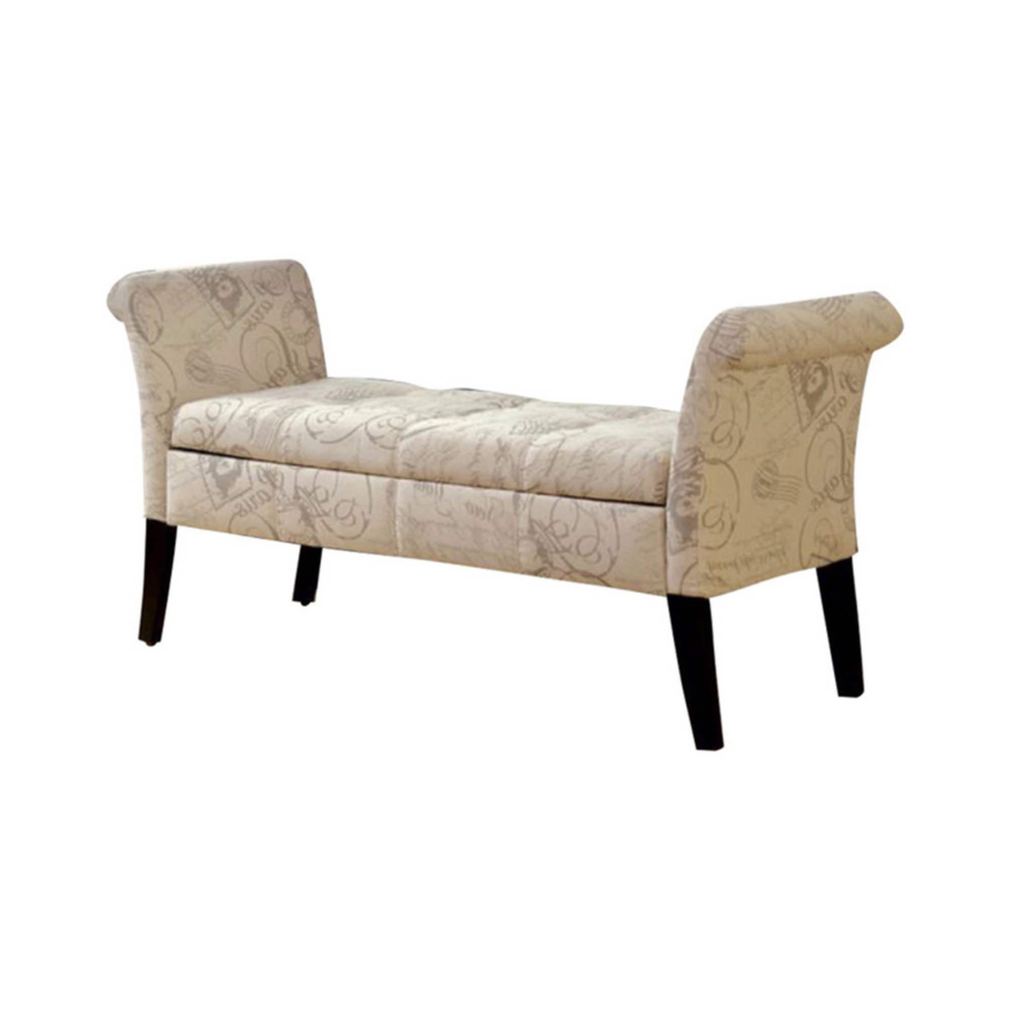 One Allium Way Araceli Upholstered Storage Bench Wayfair Ca