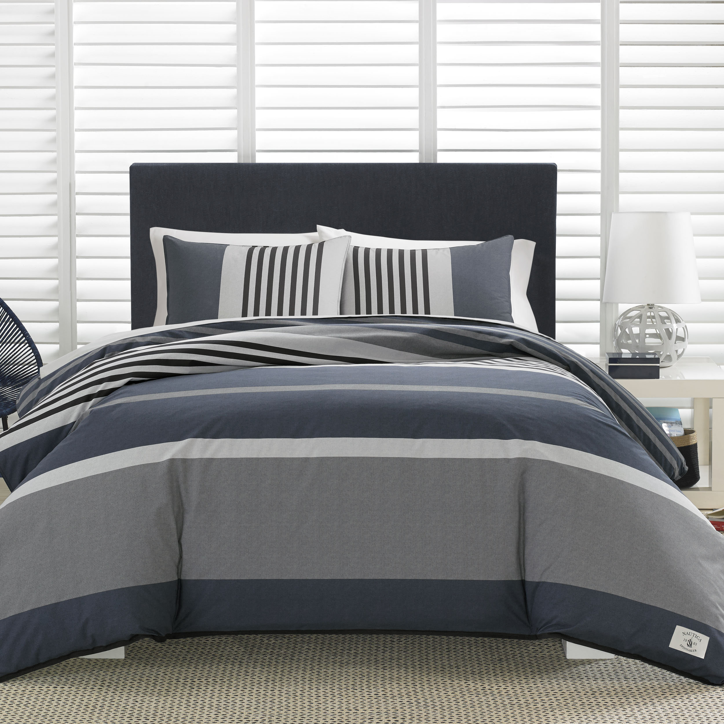 Nautica Rendon 100 Cotton Duvet Cover Set Reviews Wayfair