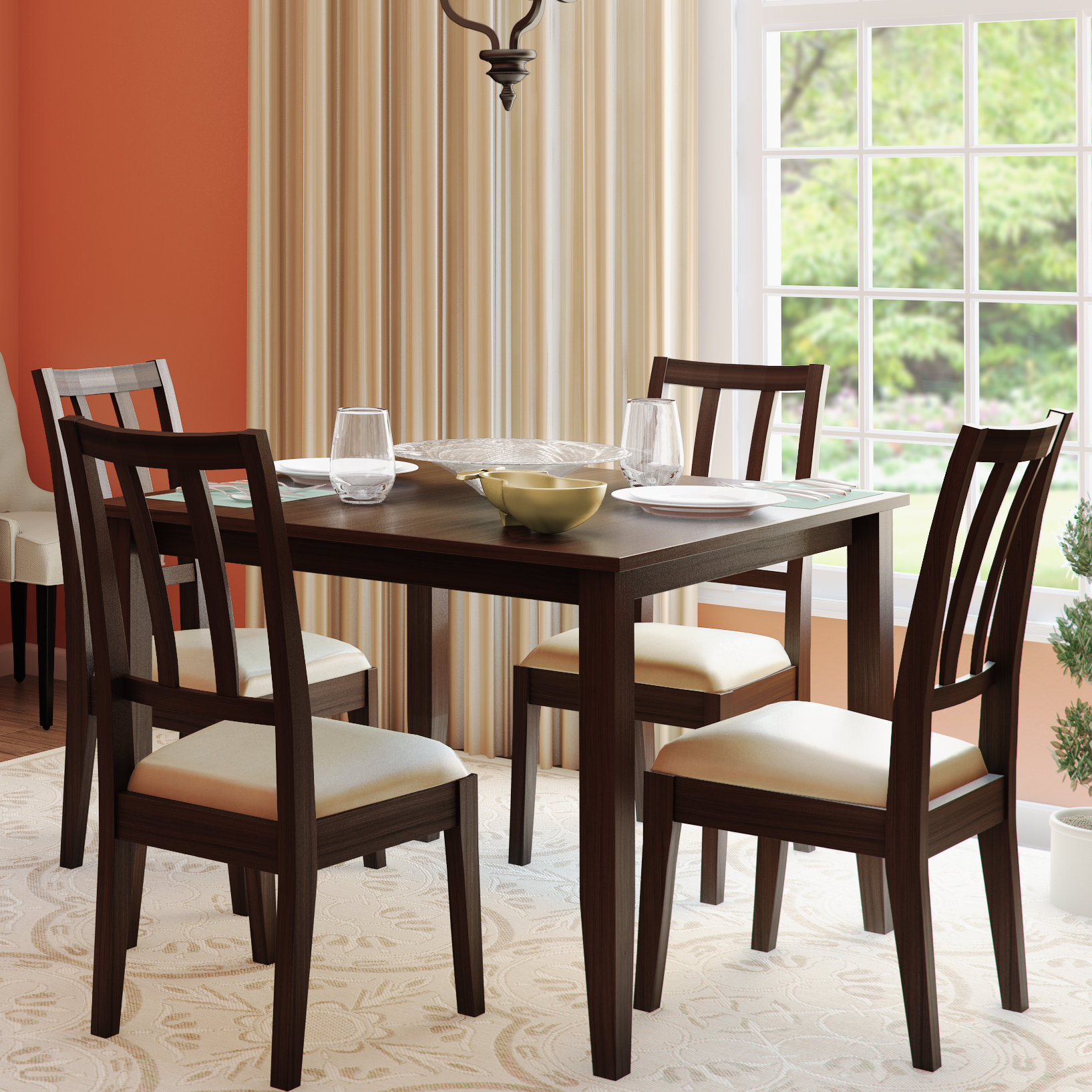 Owings 5 Piece Dining Set
