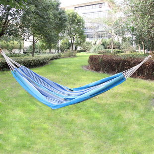 Go to store & view more images Kennedy Cotton Fabric Canvas Tree Hammock by Longshore Tides