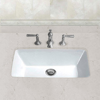 Hahn Ceramic Rectangular Undermount Bathroom Sink With Overflow Hahn Ceramic Rectangular Undermount