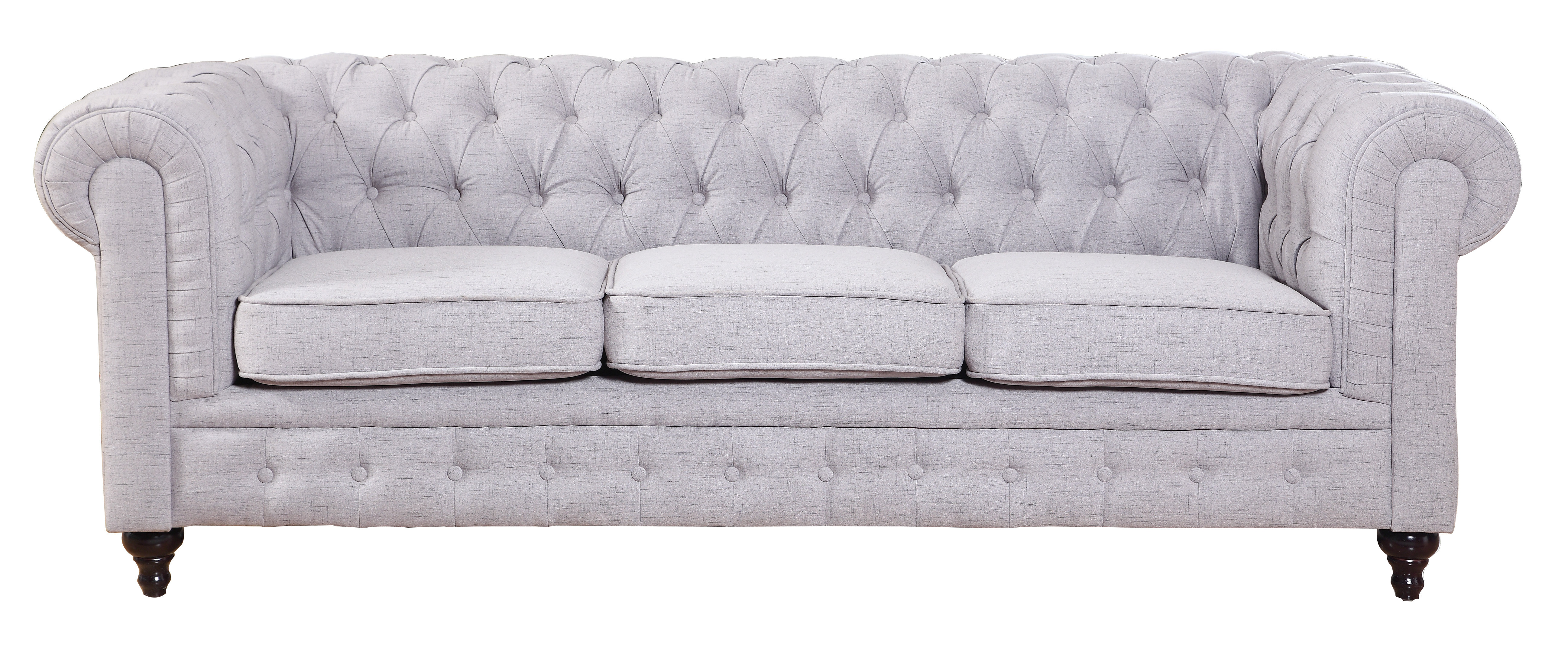 Willa Arlo Interiors Elina Clic Tufted Linen Fabric Chesterfield Willa Arlo Interiors Elina Clic Tufted Linen Fabric Chesterfield Sofa Reviews Wayfair