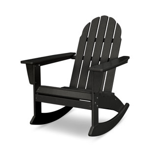 Outdoor Black Rocking Chair Wayfair Quickview