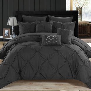 Black Bedding You Ll Love Wayfair Yamna Comforter Set