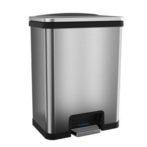 TapCan Effortless 13 Gallon Step On Trash Can