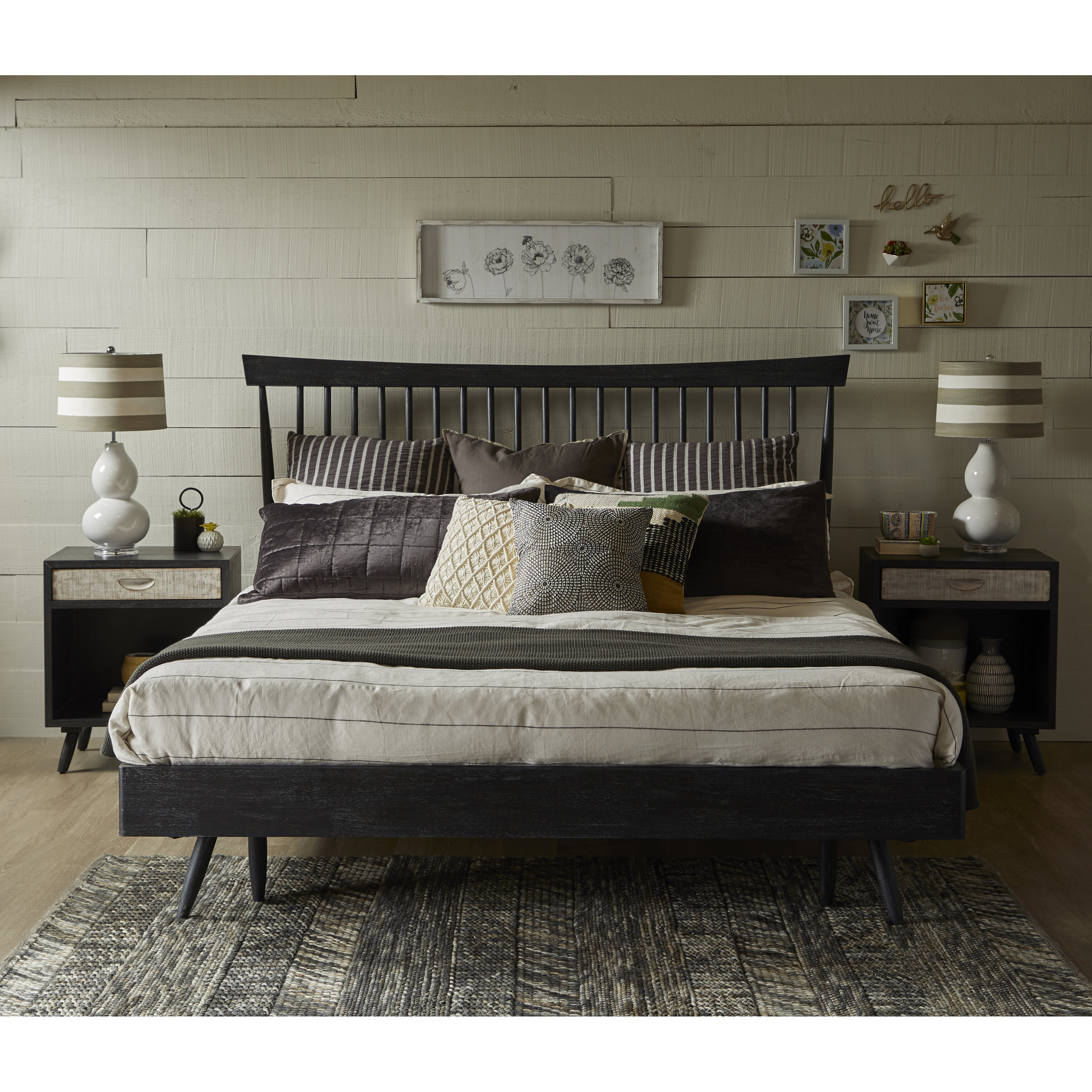 Gracie Oaks Hehir King Platform Configurable Bedroom Set Reviews Wayfair,Light Grey Grey Marble Kitchen Countertops