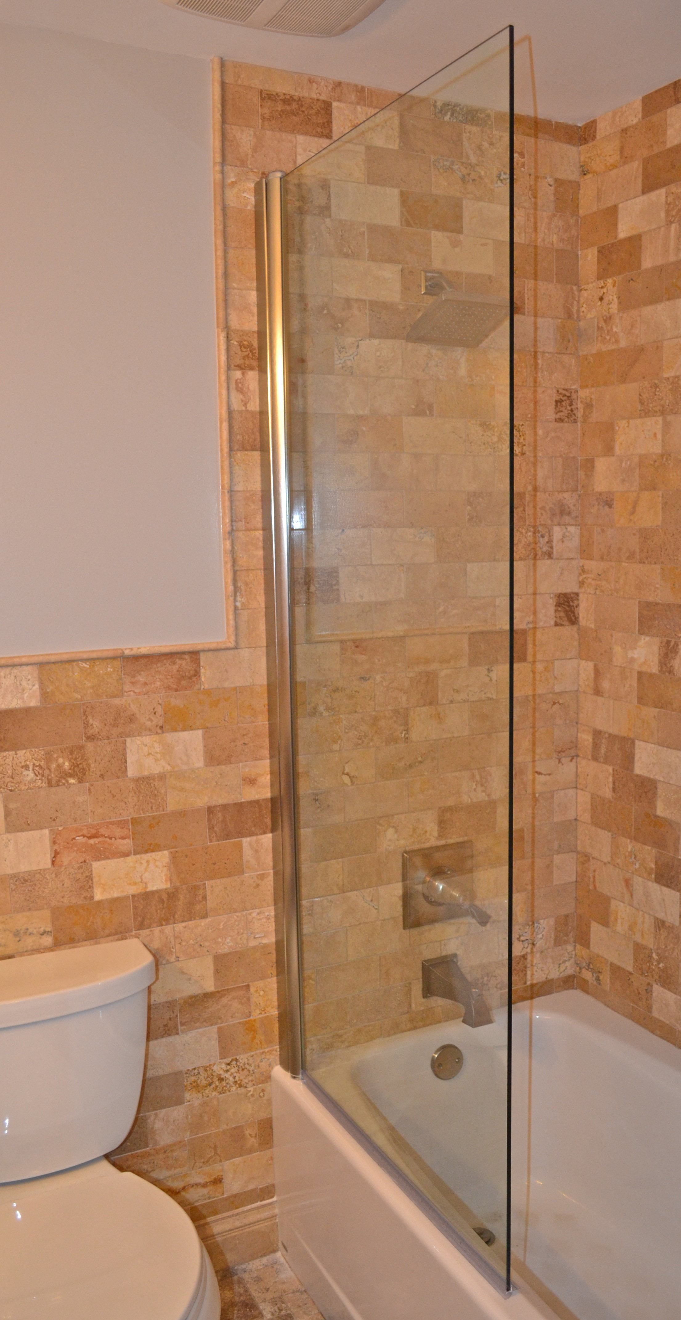 Ark Showers 30 X 64 Pivot Frameless Tub Door Wayfair