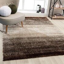 HALF MOONS SHAGGY RUGS 60CMX120CM WOVEN GOOD QUALITY NEW SUPER THICK PILE CREAM 