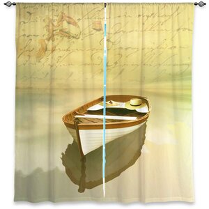 Callendale Carlos Casamayor's Memories I Boat Room Darkening Curtain Panels (Set of 2)