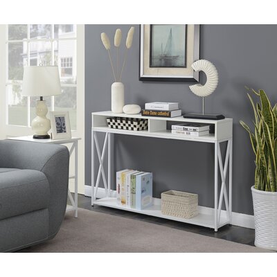 Abbottsmoor Console Table Andover Mills Color White